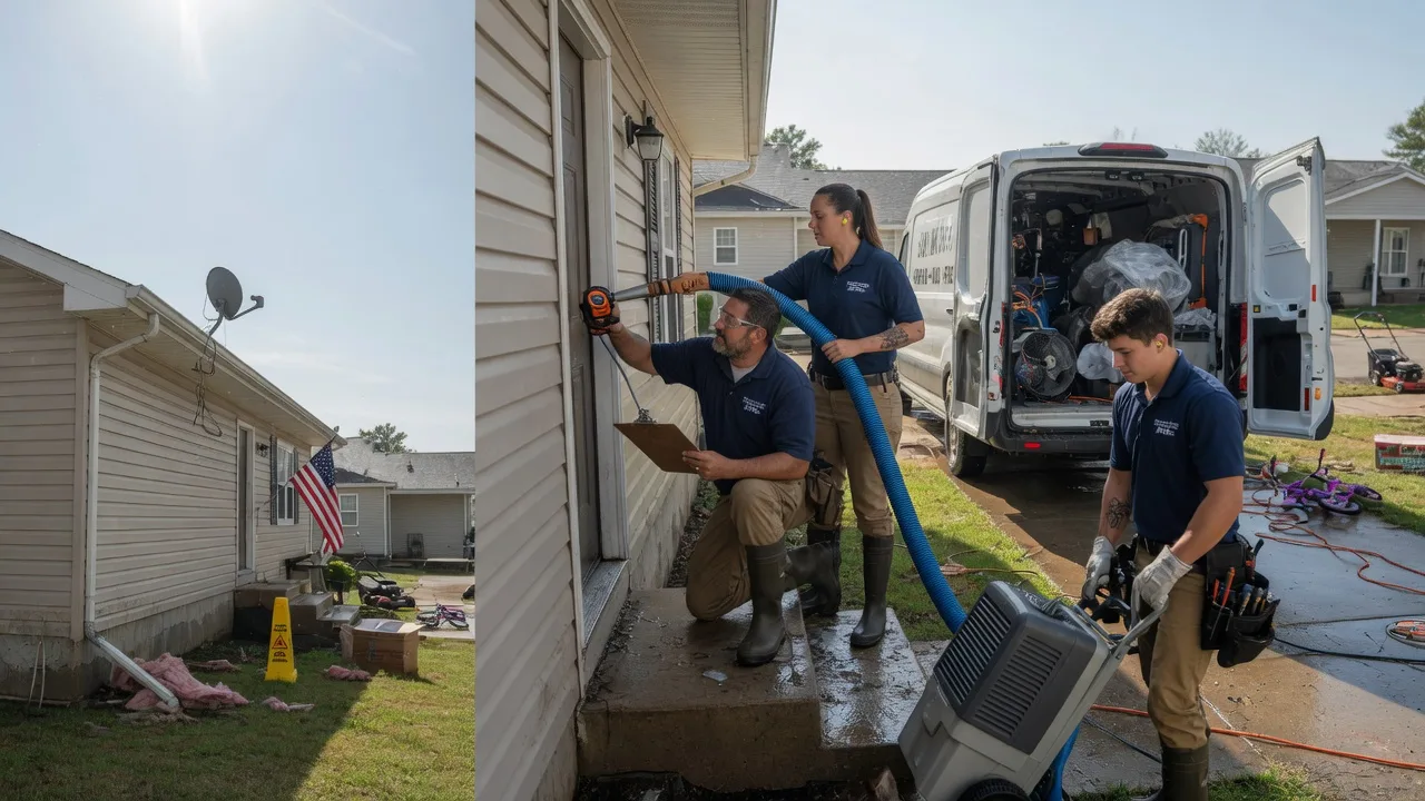 Ceiling Water Damage Restoration in North English, IA near me